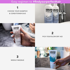Dúo compacto para viaje de Keratin Perfect Color, fácil de llevar