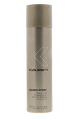 KEVIN.MURPHY Session Spray: botella focal, brillo suave y control del peinado.