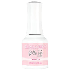 Kiara Sky Builder Gel en botella de 0,5 onzas para manicura duradera.