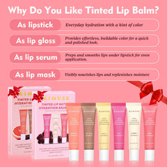 Tono natural en labios KIMUSE con brillo ligero para uso diario