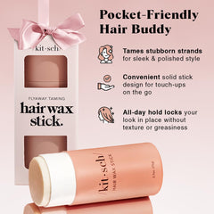 Kitsch barra cera pelo, control de frizz para un acabado suave durante el día.