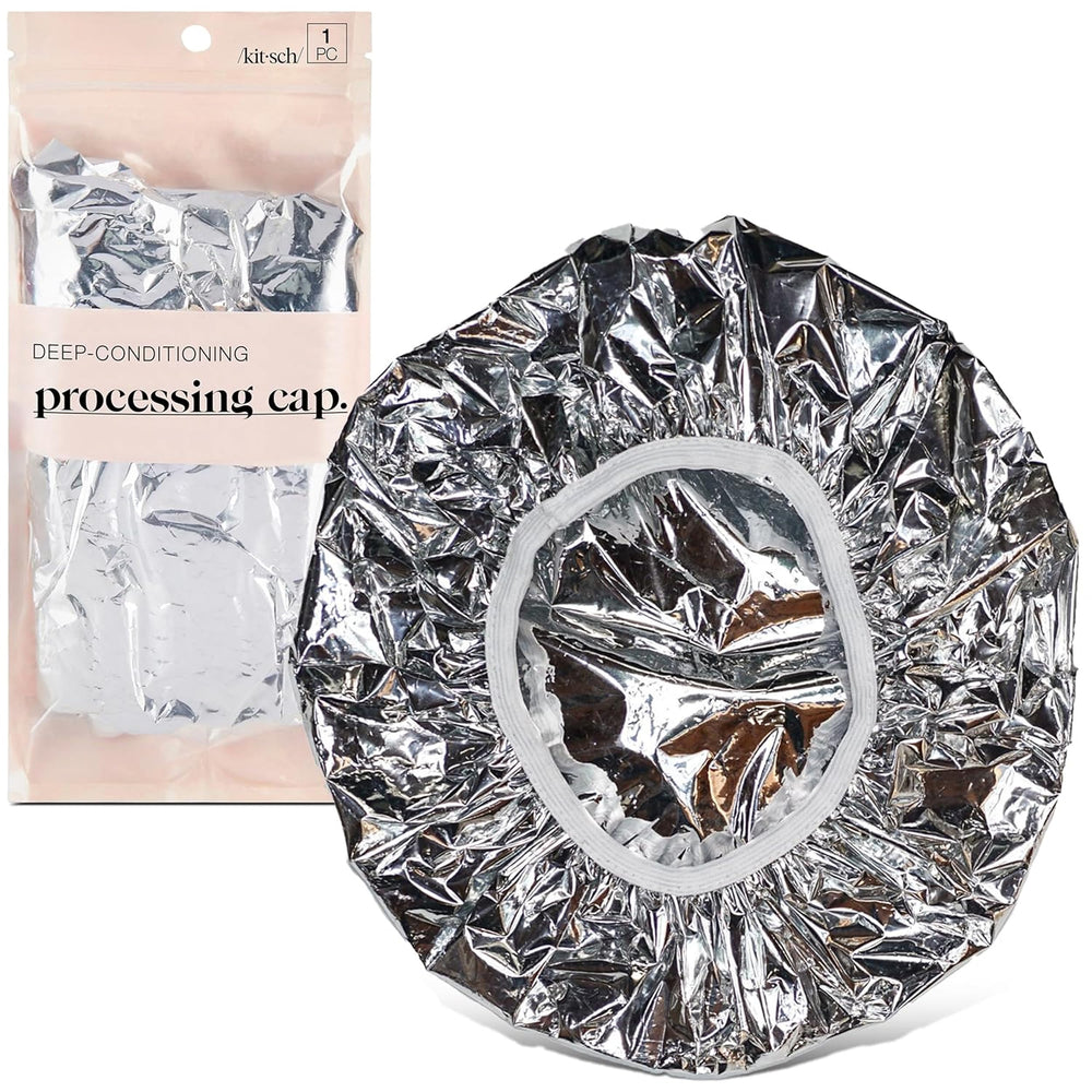 Gorro caliente de aluminio de Kitsch para acondicionar profundamente el cabello.