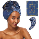 Kitsch Ravenclaw toalla microfibra wrap: secado rápido y anti-frizz para cabello húmedo.