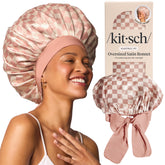 Kitsch XL bonete satén para dormir con ajuste reduce fricción y roturas.
