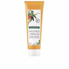 Klorane crema sin enjuague con manteca de mango para cabello seco y sedoso, hidratación ligera
