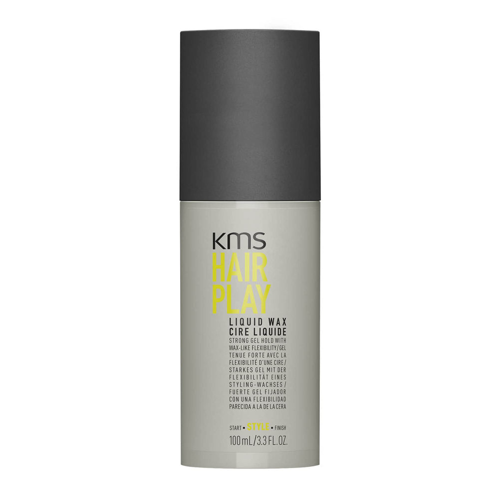 KMS Hairplay muestra textura texturizada con brillo para estilos versátiles.