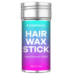 Komoko barrita cera cabello encrespamiento, controla mechones sueltos con acabado suave y duradero