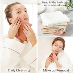Konssy toallas reutilizables para limpieza facial suave y efectiva