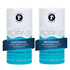 Kopari Desodorante de Coco sin Aluminio, frontal, aroma suave para uso diario.