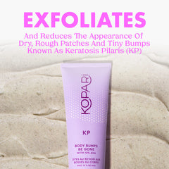 Kopari KP Exfoliante corporal, textura suave que deja la piel más lisa.