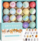 Kottke bombas de baño para niños con sorpresa: muñecas-perrito dentro para momentos divertidos.
