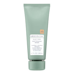 El frasco de Kristin Ess mascarilla profunda hidrata y aporta brillo al cabello.
