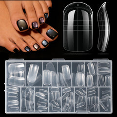 Krofaue Formas dobles para uñas de pie: ajuste preciso para extensiones