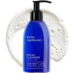 Ktchn Apothecary limpiador facial espuma hidratante, limpieza suave para piel sensible