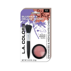 L.A. COLORS rubor natural con textura mineral para un acabado suave y duradero
