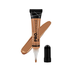 L.A. Girl HD Pro.Conceal con aplicador brocha para una aplicación precisa.