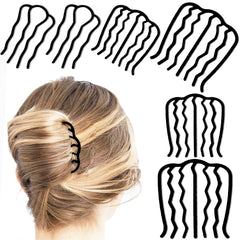 La Jolie Jasmin prendedor lateral de cabello de metal con dientes 4-7 para recogidos.