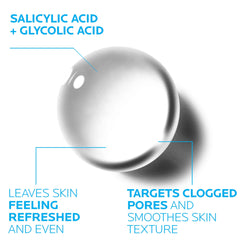 La Roche-Posay Effaclar Solution aplicación con algodón para limpieza puntual.