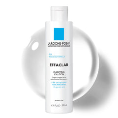 La Roche-Posay Effaclar Solution, bote vertido: exfoliación suave para poros.