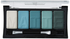 L.A. COLORS Paleta Teal Argyle: acabado mate elegante para cualquier ocasión.