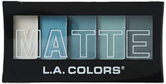 L.A. COLORS Sombras mate Teal Argyle: textura sedosa facilita la aplicación uniforme.