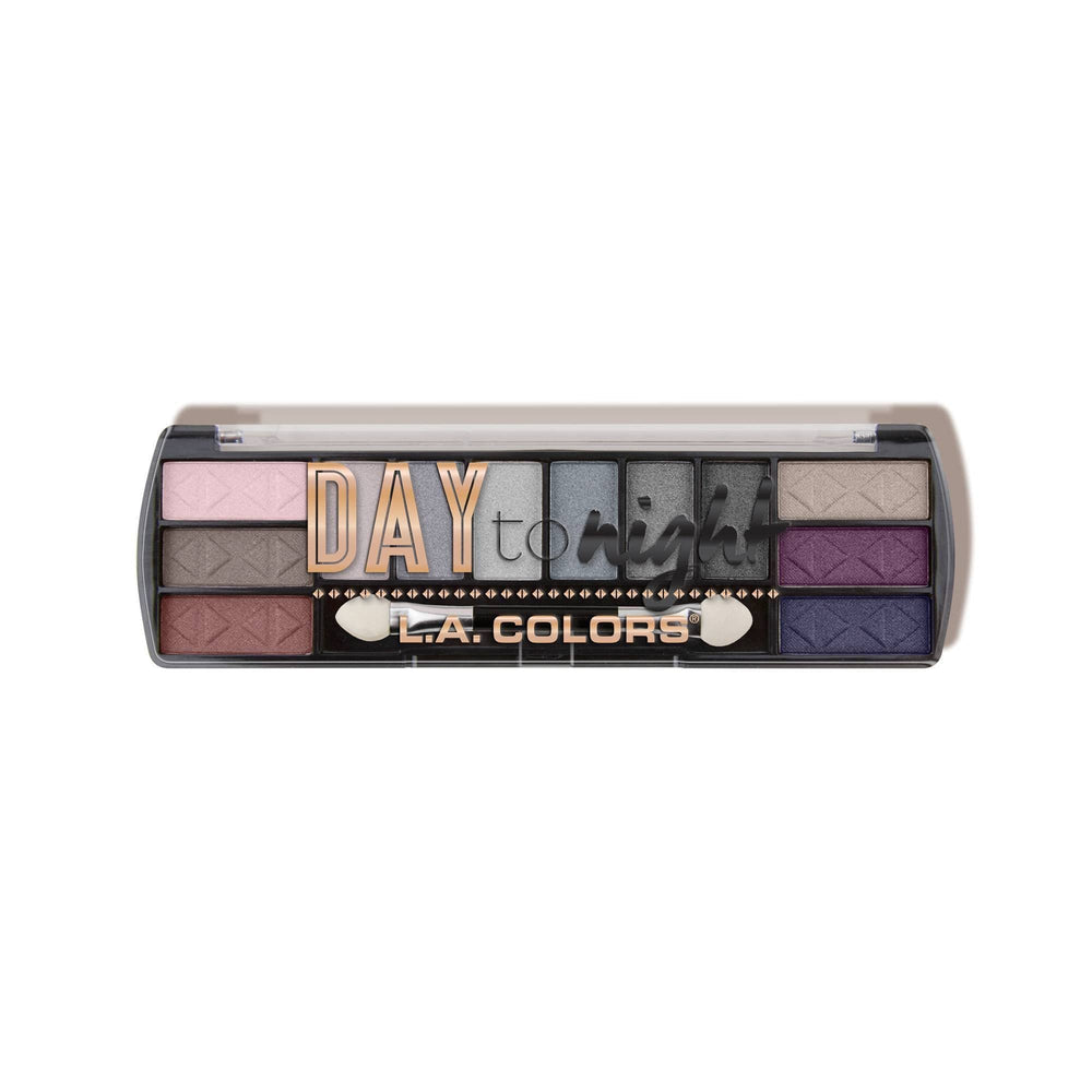 L.A. COLORS Day to Night: paleta en primer plano para looks versátiles y duraderos