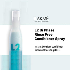 Lakmé L2: desenredante en atomizador aporta brillo y suavidad al cabello