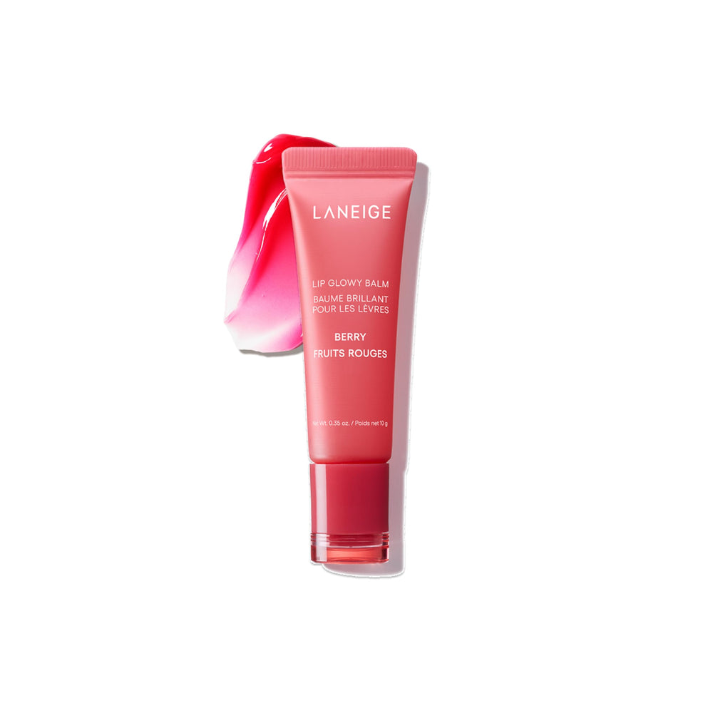 Laneige Bálsamo labial brillo frambuesa para labios hidratados.