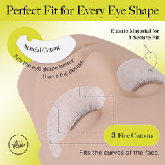 LASHVIEW superficie mate hidrogel evita brillos durante la sesión