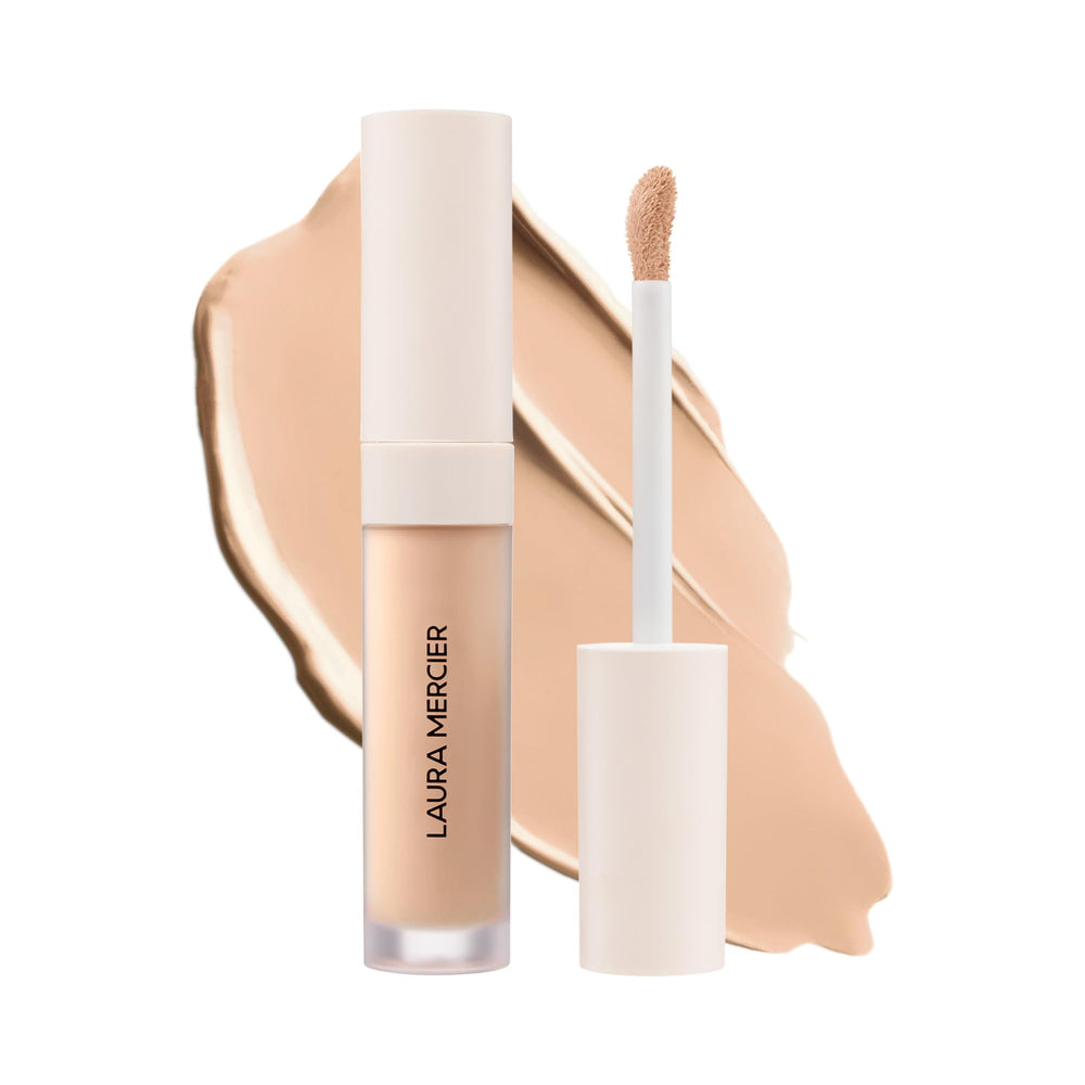 Laura Mercier Corrector Sérum, aplicación suave para ojeras y cobertura uniforme.