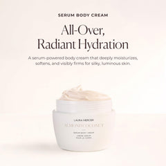 Textura sedosa de Laura Mercier Serum Body Cream brinda nutrición duradera