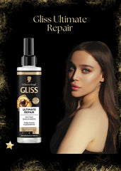 Lavis Gliss Ultimate Repair, desenredo facil, sin tirones al peinar.