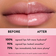 Lawless Brillo labial voluminizante Fresa Pastel, acabado brillo intenso para un look radiante.