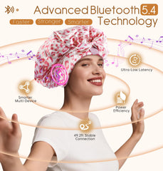 Gorro LC-dolida de seda para dormir con diseño todo en uno y cuidado capilar