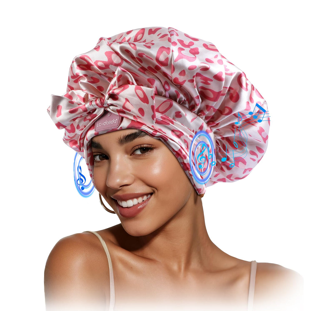 Gorro de seda LC-dolida con auriculares integrados para dormir y sonido claro