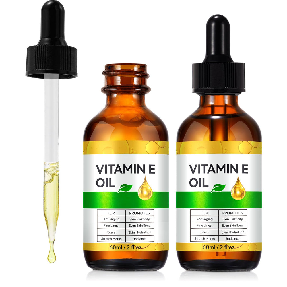 Liefiet aceite vitamina E - bote de 2oz visto de frente para hidratación diaria