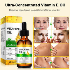 Liefiet aceite vitamina E con gotero para una aplicación precisa