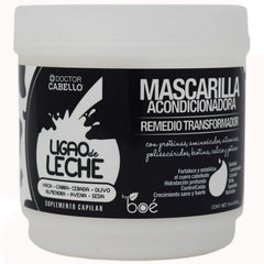 LIGAO DE LECHE mascarilla envase 16oz para cabello nutrido y suave