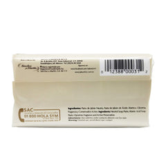Lirio Dermatologico barra con glicerina para piel hidratada tras la limpieza.