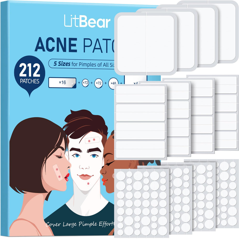 LitBear parches grandes 60x60, cobertura amplia para zonas extensas