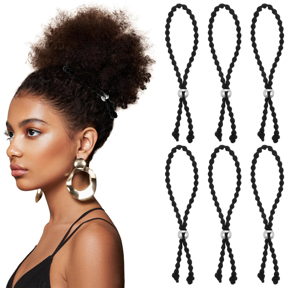 LLOUSSAK conjunto de lazos para cabello sin deslizamiento, fijación segura para peinados duraderos.