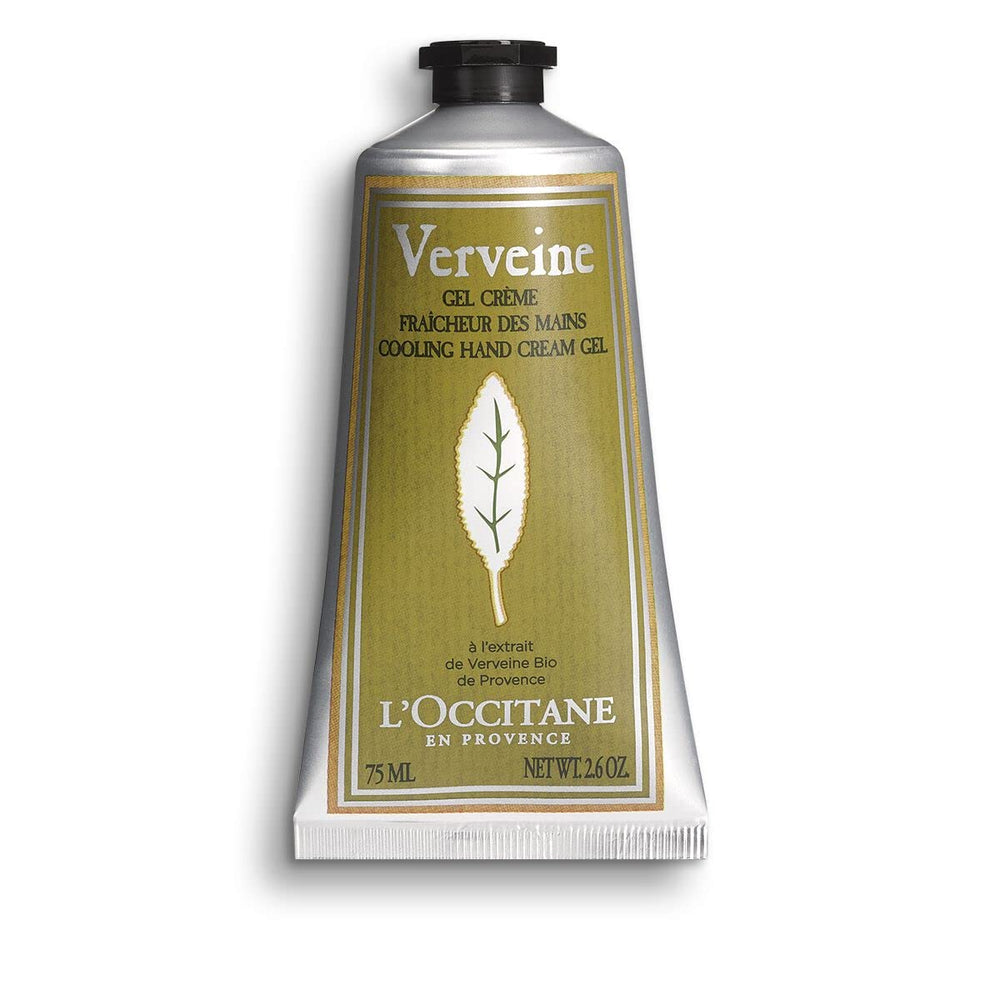 L'Occitane Verbena Gel-Crema para manos en envase, hidratación ligera y refrescante.