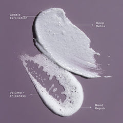 Lolavie Exfoliate & Detox Champú boquilla: acción precisa sobre la acumulación en la raíz.