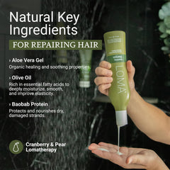 LOMA champú nutritivo: textura cremosa para hidratar el cabello