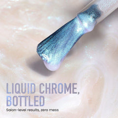 Una capa cromada de Lakur Chrome Glaze ofrece brillo cromado etéreo