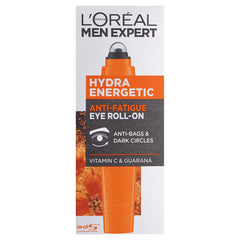 L’Oréal Men Expert Hydra Energetic Eye Roll-On, bote de 10 ml para uso diario y refrescar la mirada.