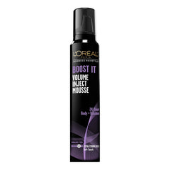 L’Oréal Paris Boost It Mousse: volumen 24 horas para cabello fino.