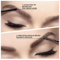Delineador de cejas ultra fino de L'Oreal Paris para trazo preciso.