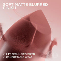 Labios con tono 601 Worth It de Colour Riche Blurred Matte