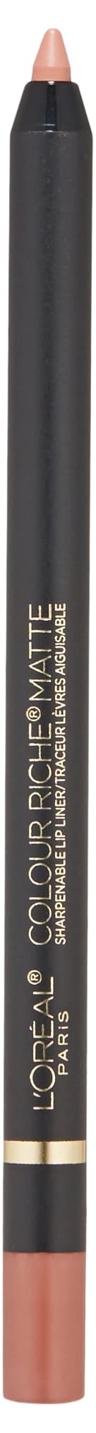 L'Oreal Paris Colour Riche Matte Lip Liner Matte-Stermind, punta precisa para delinear labios.